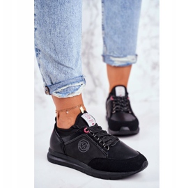 Scarpe Sportive da Donna Sneakers Cross Jeans Nere GG2R4046C nero 1