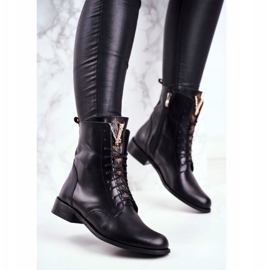 Stivali Donna Nicole Pelle Nero 2593 1