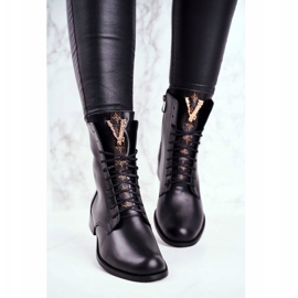 Stivali Donna Nicole Pelle Nero 2593 2