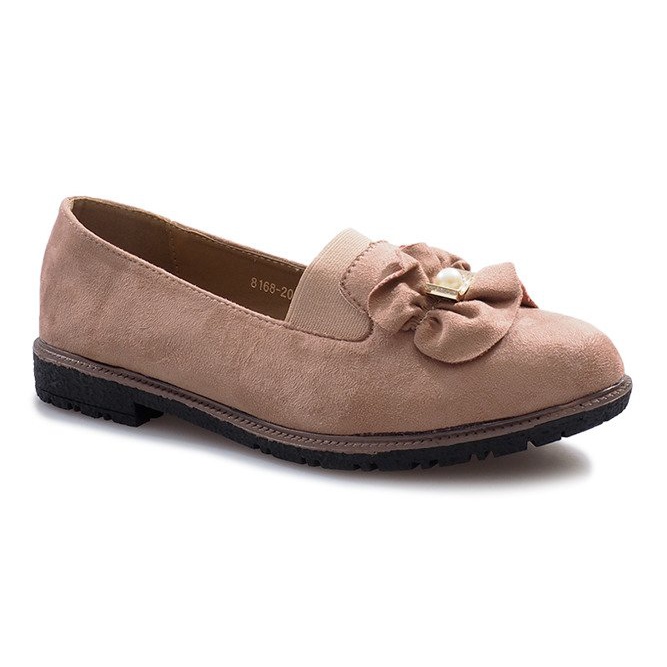 Scarpe slip-on rosa con fiocco Pearl Inside 1