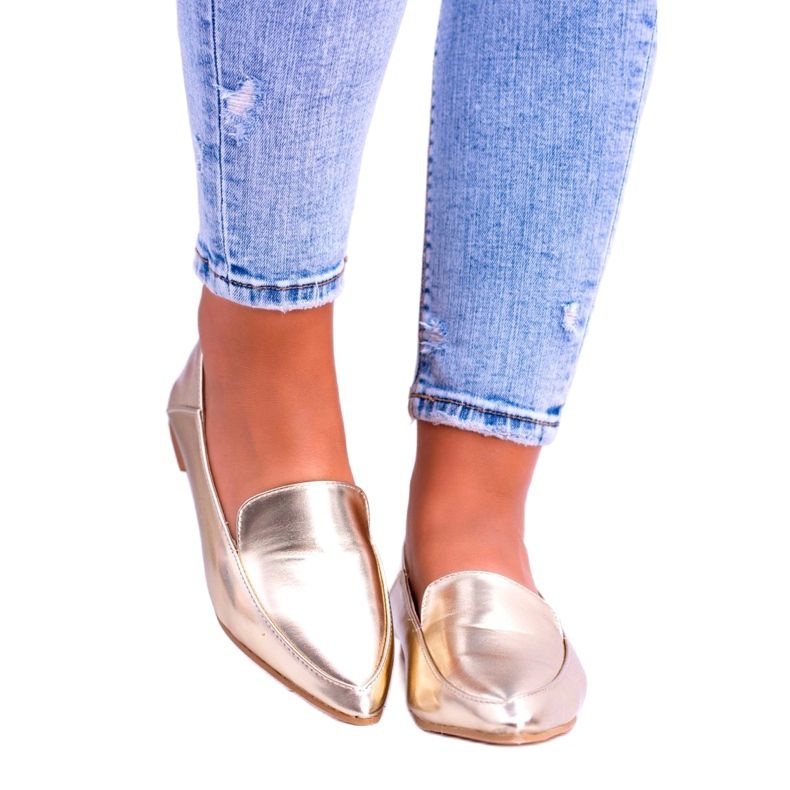 Mocassini da donna Golden Mirror Lu Boo Mireldo d'oro 4