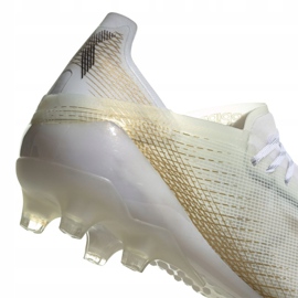Scarpe da calcio Adidas X Ghosted.1 Ag M EG8154 nero, bianco, oro bianco 2