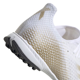 Scarpe da calcio Adidas X Ghosted.3 Tf M EG8199 nero, bianco, oro bianco 1
