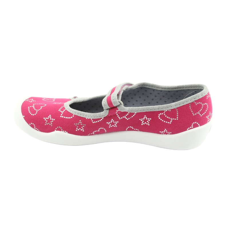Scarpe per bambini Befado 114Y310 rosa d'argento grigio 3