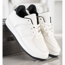 SHELOVET Scarpe Da Ginnastica Su Paltform bianca 1