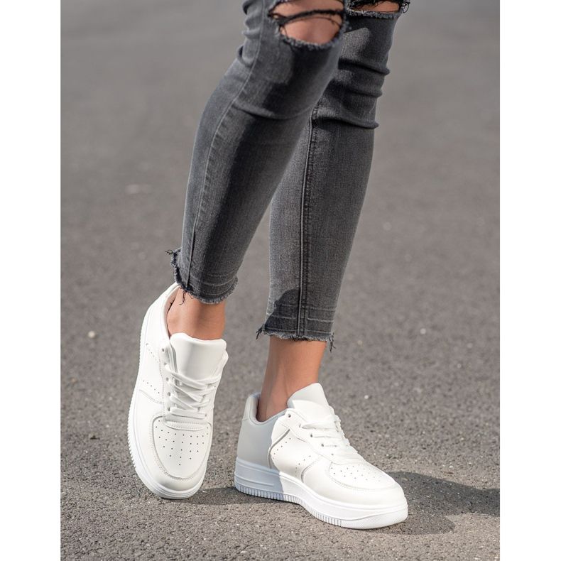 SHELOVET Scarpe Da Ginnastica Sulla Piattaforma bianca 1