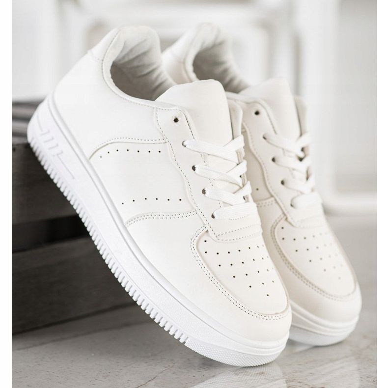 SHELOVET Scarpe Da Ginnastica Sulla Piattaforma bianca 2