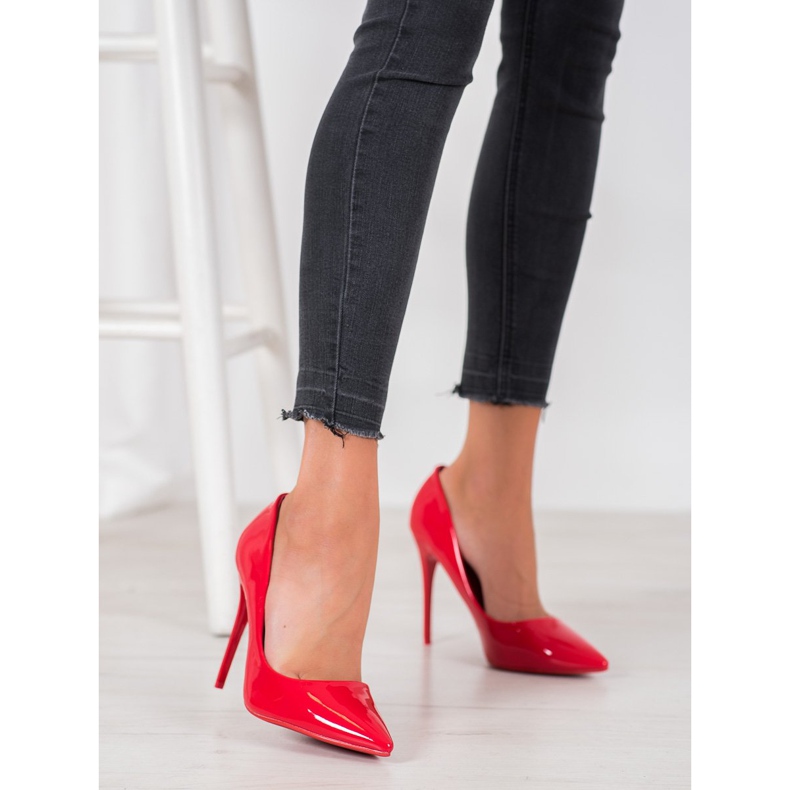 Queentina Spille Laccate Rosse rosso 2