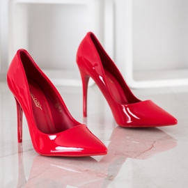 Queentina Spille Laccate Rosse rosso 1