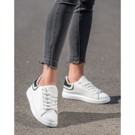 SHELOVET Comode scarpe da ginnastica bianche bianca 1