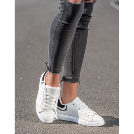 SHELOVET Comode scarpe da ginnastica bianche bianca 2