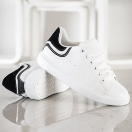 SHELOVET Comode scarpe da ginnastica bianche bianca 4