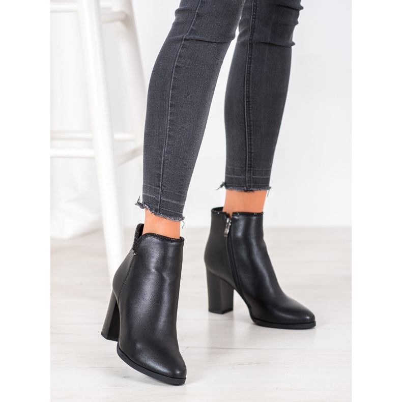 Goodin Stivali Eleganti Con Cristalli nero 1