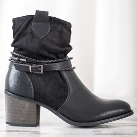 Goodin Cowgirl con strisce decorative nero 2