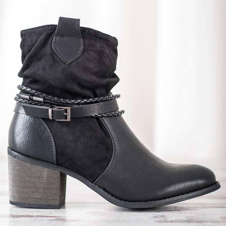 Goodin Cowgirl con strisce decorative nero 2