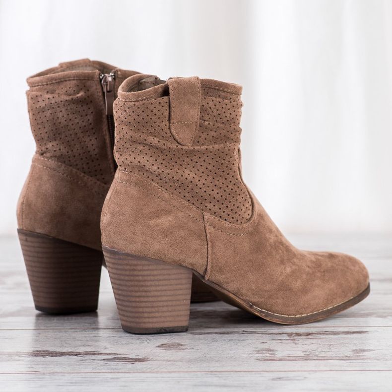 Bestelle Stivali da cowboy classici traforati beige 2