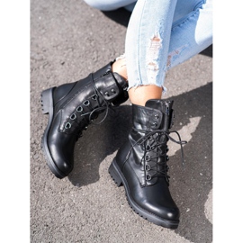 Queentina Alti lavoratori neri nero 2