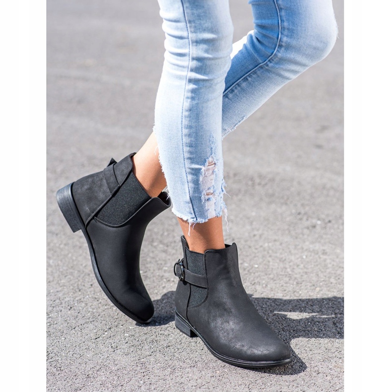 Goodin Stivaletti Slip-on Con Fibbia nero 1