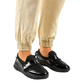 Scarpe sportive slip-on B120 nere nero 1