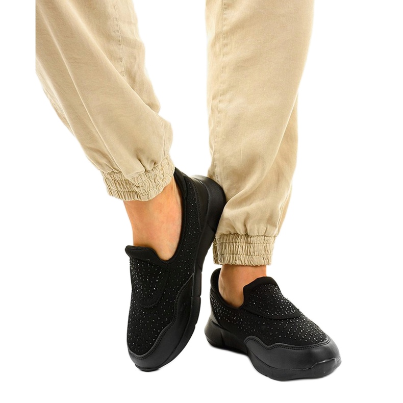 Scarpe sportive slip-on B84 nere nero 1