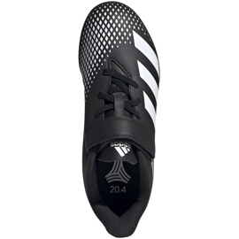 Scarpe da calcio Adidas Predator 20.4 H&amp;L Tf Jr FW9225 bianco nero 1