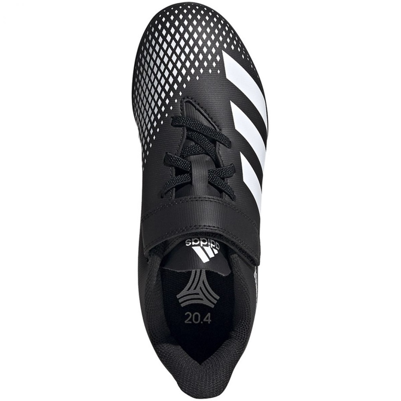 Scarpe da calcio Adidas Predator 20.4 H&amp;L Tf Jr FW9225 bianca nero 1