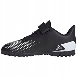 Scarpe da calcio Adidas Predator 20.4 H&amp;L Tf Jr FW9225 bianca nero 2