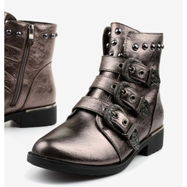 Stivali da donna grigi con litas Aotoria grigio 1