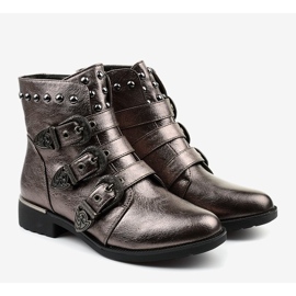 Stivali da donna grigi con litas Aotoria grigio 2