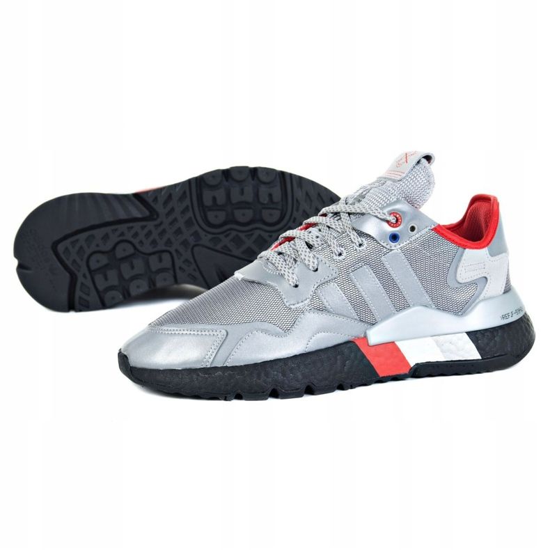 Scarpe Adidas Nite Jogger M FV3787 d'argento grigio 1