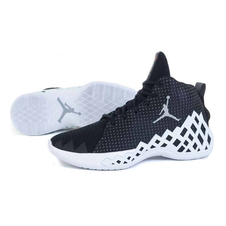 Scarpe da basket Nike Jumpman Diamond Mid M CI1204-001 bianco, bianco, nero nero 1