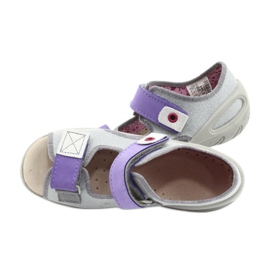 Scarpe per bambini Befado 065X144 viola argento grigio 5