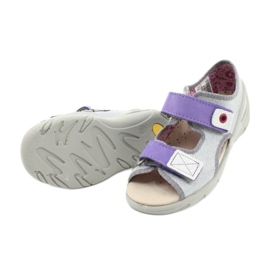 Scarpe per bambini Befado 065X144 viola d'argento grigio 4