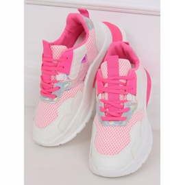 Scarpe sportive bianche e rosa BH003 Rose bianca 1