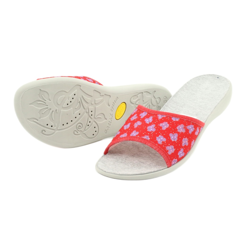 Scarpe da donna Befado pu 300D043 rosso 2