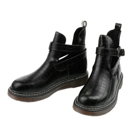Stivali neri con fibbia Nilld nero 2