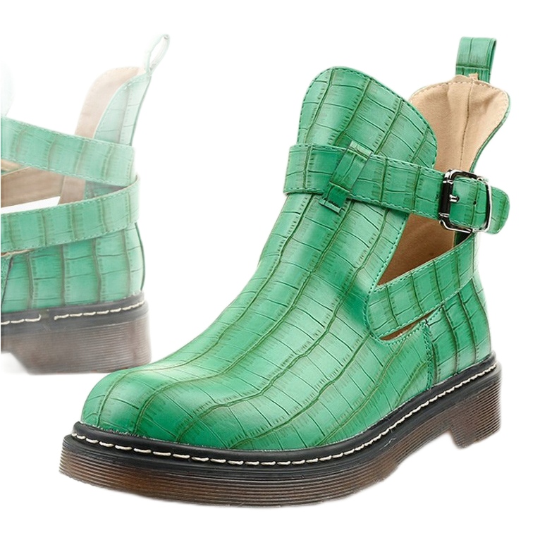 Stivali verdi con fibbia Nilld verde 1