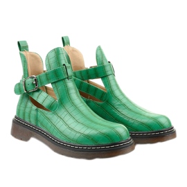 Stivali verdi con fibbia Nilld verde 2