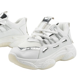 Sneakers sportive bianche più lunghe bianco 1