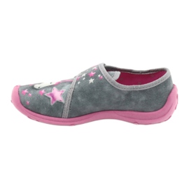 Scarpe per bambini Befado 560X117 rosa argento grigio 1