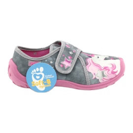 Scarpe per bambini Befado 560X117 rosa argento grigio 5