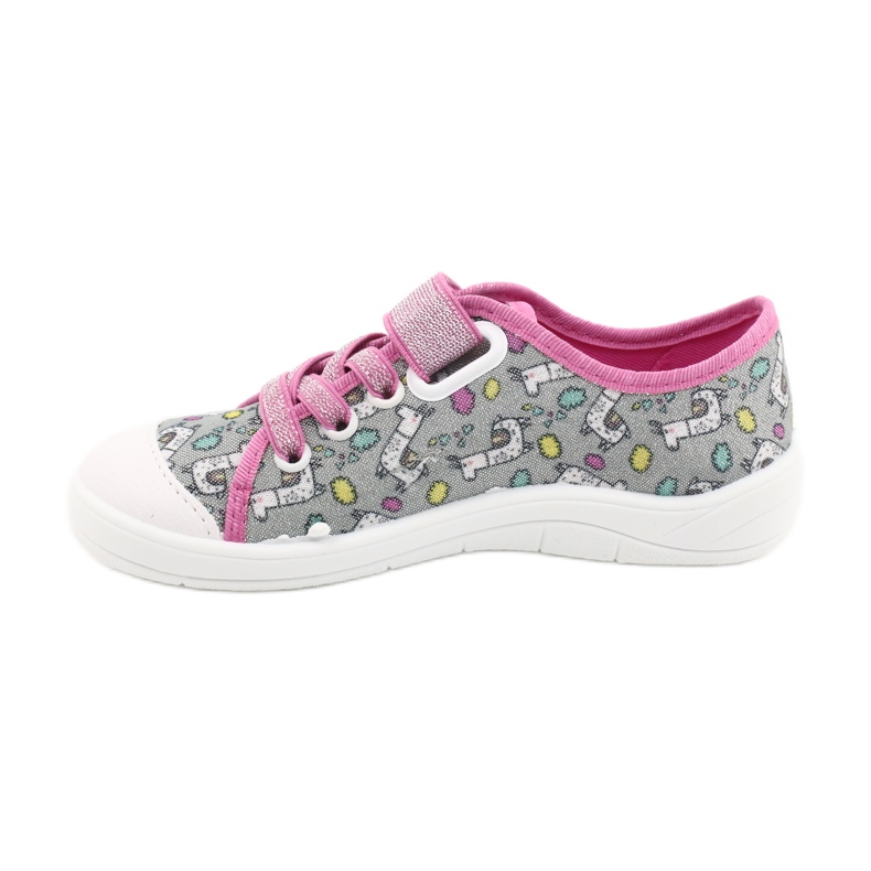 Scarpe per bambini Befado 251X158 rosa grigio 2