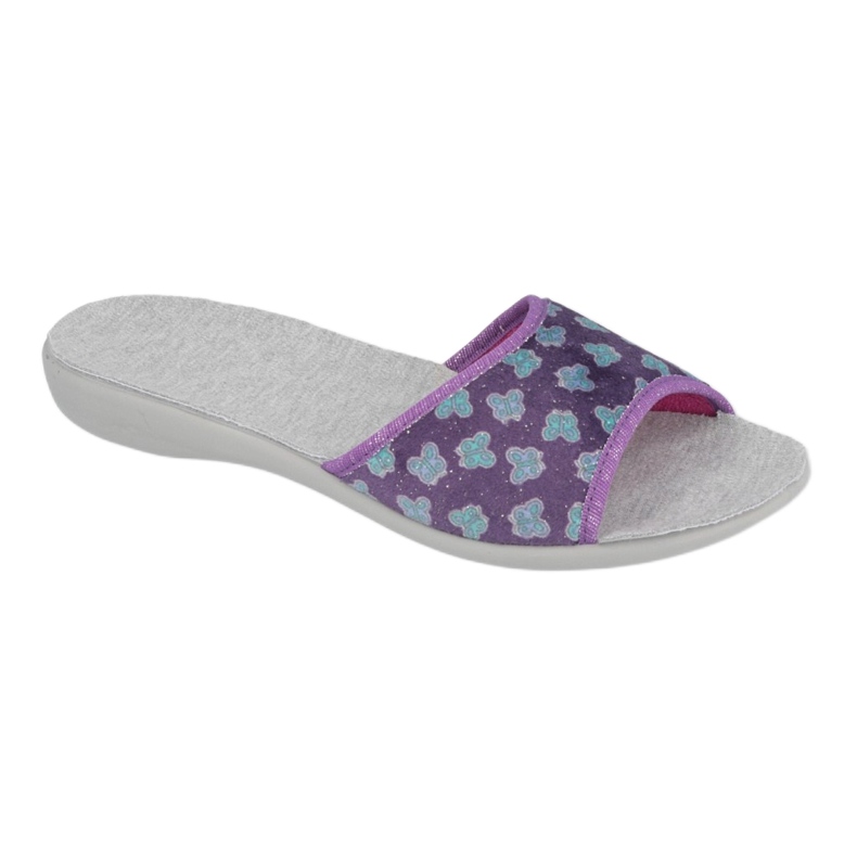 Scarpe da donna Befado pu 300D042 viola blu grigio 1