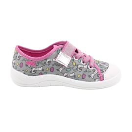 Scarpe per bambini Befado 251X158 rosa grigio 1