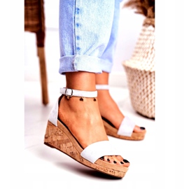 SEA Sandali da donna con zeppa grigi MarryMe grigio 1