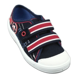 Pantofole bambino Befado 672x058 bianco rosso blu navy 2