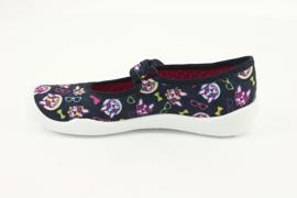 Scarpe per bambini Befado 114Y359 nero viola rosa multicolore 2