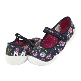 Scarpe per bambini Befado 114Y359 nero viola rosa multicolore 4