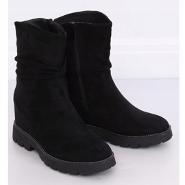 Stivali neri con zeppa nascosta 7978-KA Black nero 1