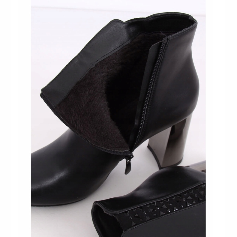 Stivali neri con tacco alto 7673-GA Black nero 2